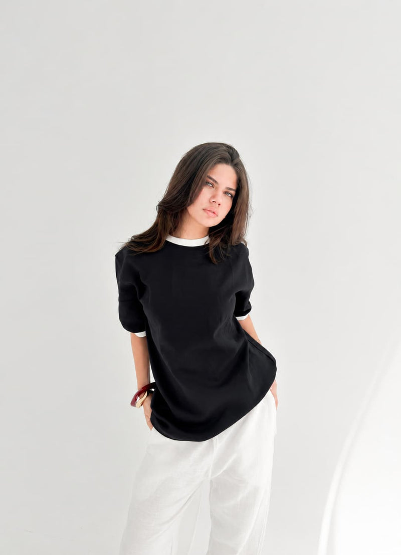 Originz Black Ringer T-shirt