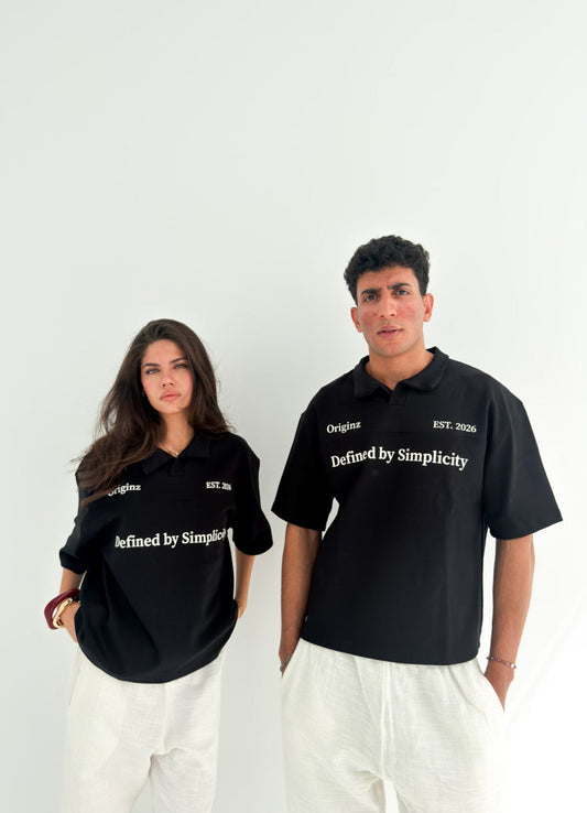 Originz Black Polo Shirt