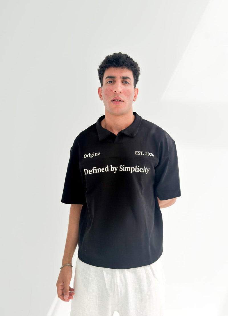 Originz Black Polo Shirt