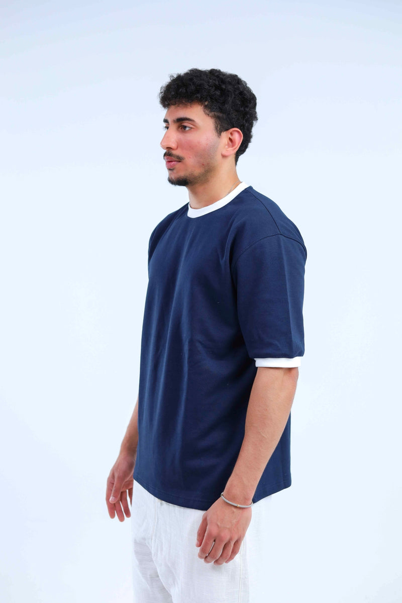 Originz Navy Ringer T-shirt