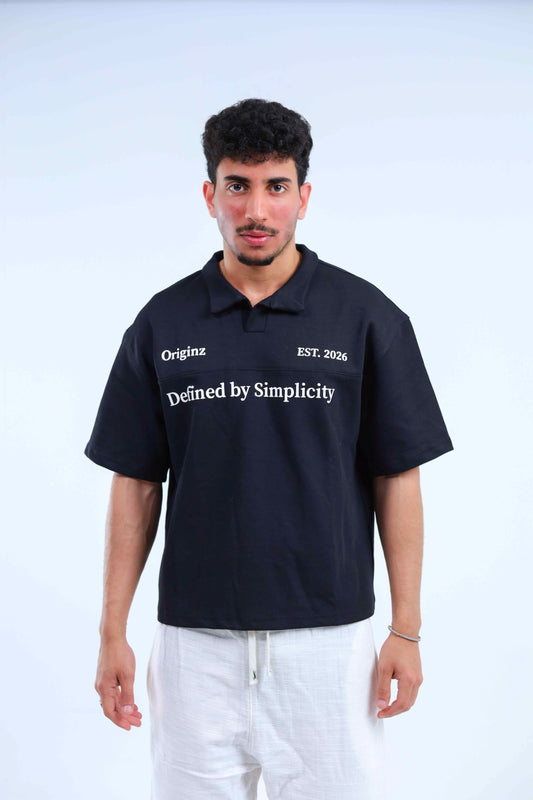 Originz Black Polo Shirt