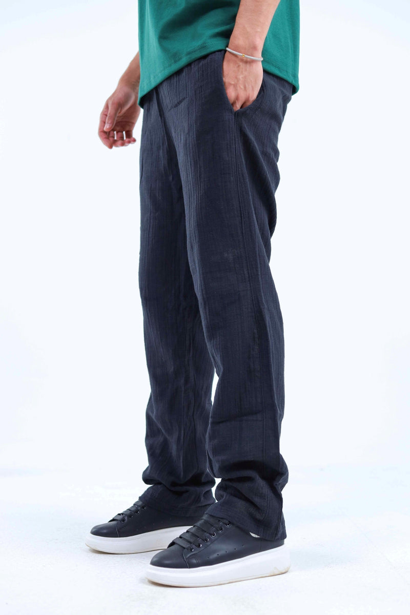 Originz Black Linen Pants